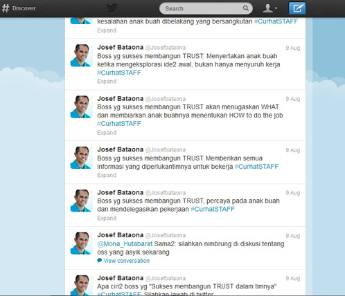 Boss yang Membangun TRUST