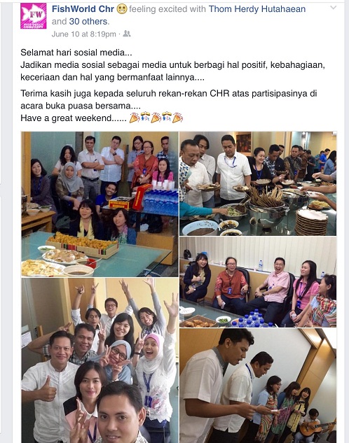 Kerja FUN dan Doa Syukur